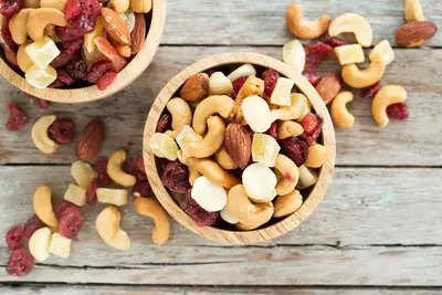 bowl of peanuts and almonds