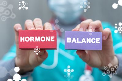 hormone balance science concept